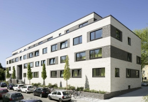 Architekt Bonn Studierendenwohnheim Drususstraße - Neubau von 73 Studierendenapartments in Bonn-Castell, Bodendenkmal, KfW-55 - Koenigs Rütter Architekten