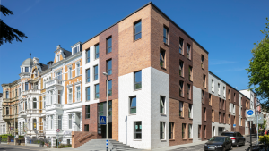 Architekt Bonn Studierendenwohnheim Nassestraße, Architekt Bonn, Koenigs Rütter ,Studierendenwohnheim Nassestraße Klinkerfassade