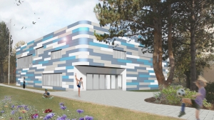Architekt Bonn Turnhalle mit Kraftraum