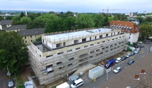 Architekt Bonn Neubau Studentenwohnheim Drususstraße, Klinker, Koenigs Rütter Architket